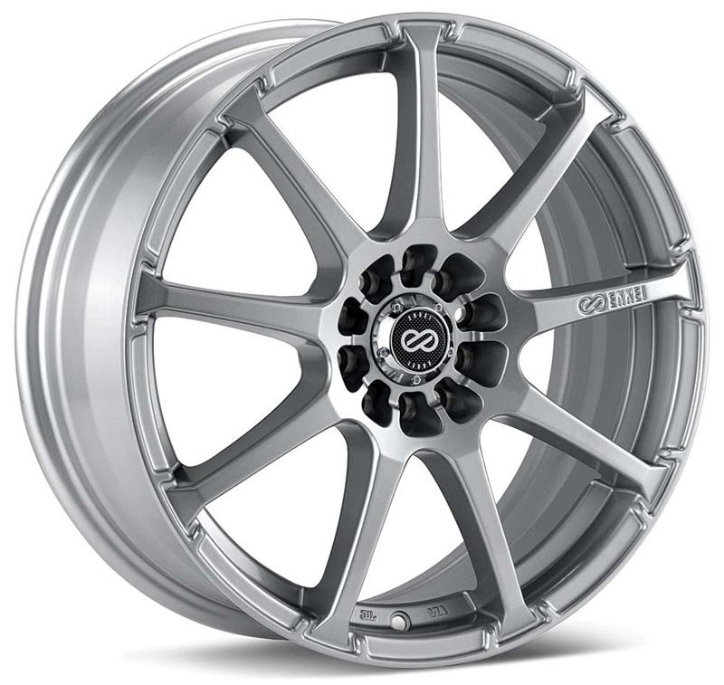 Enkei EDR9 16x7 4x100/114.3 45mm Offset 72.6 Bore Diameter Silver Wheel