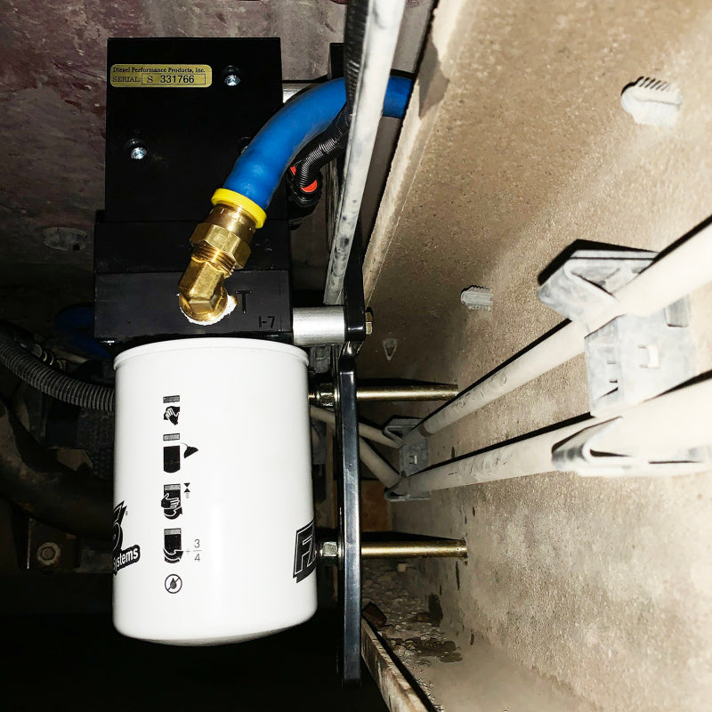 Wehrli 01-10 Chevrolet 6.6L Duramax FASS Fuel System Relocation Bracket (Crew Cab Only)