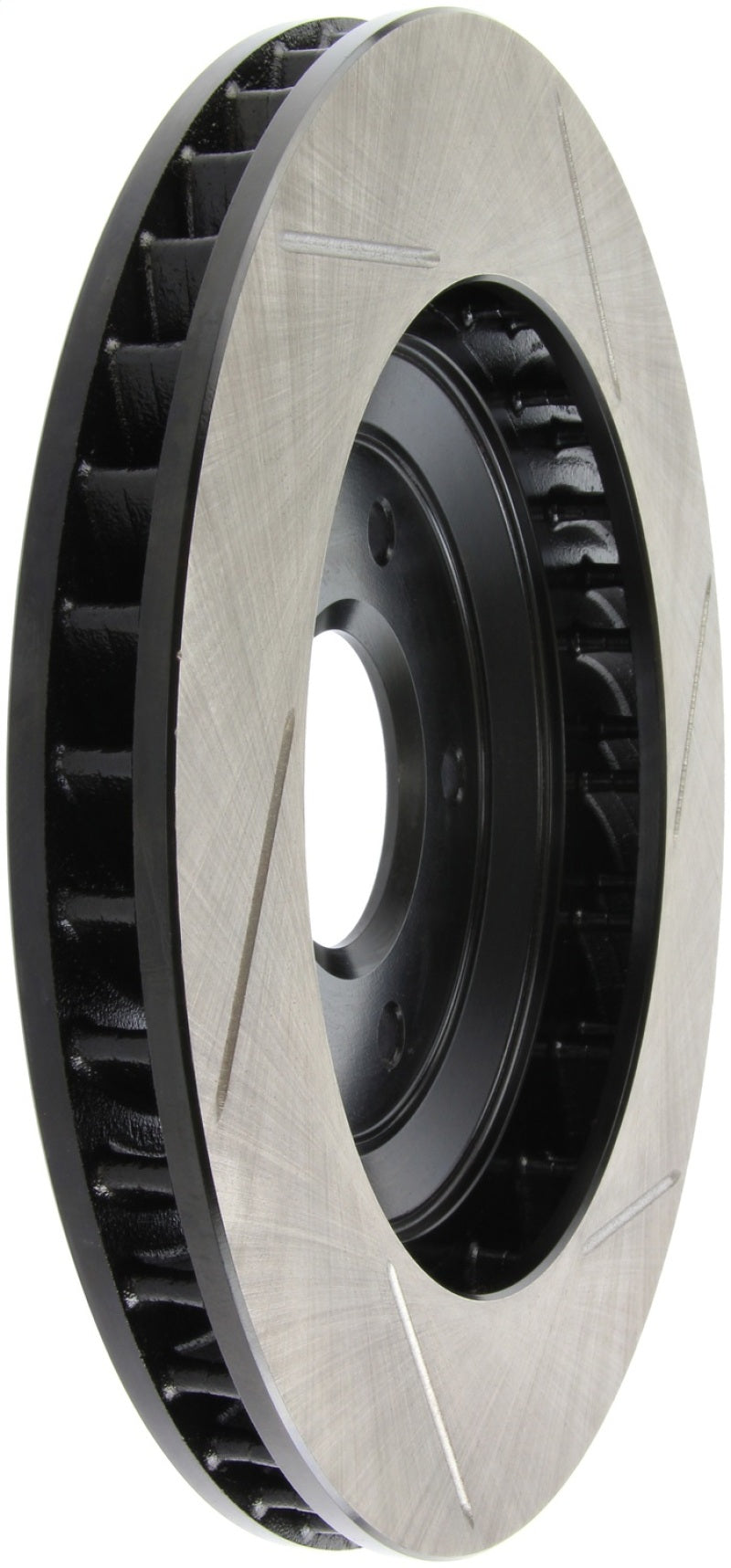 StopTech Power Slot 97-04 Chevy Corvette / 04 &amp; 08 Cadillac XLR/XLR-V Front Right Slotted Rotor