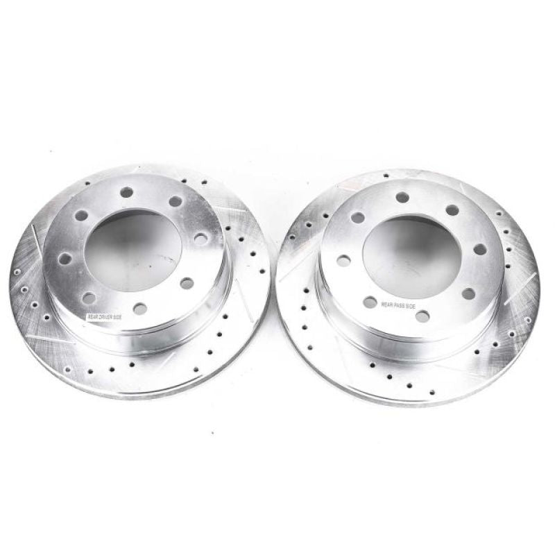 Power Stop 03-19 Chevrolet Express 2500 Rear Evolution Drilled &amp; Slotted Rotors - Pair