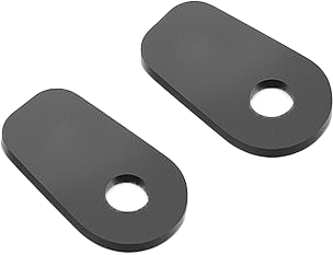 Turn Signal Mounting Kit 2 Pcs Black