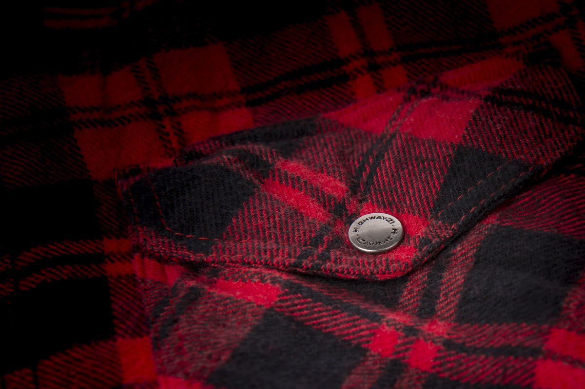 Marksman Flannel Black/Red 3x