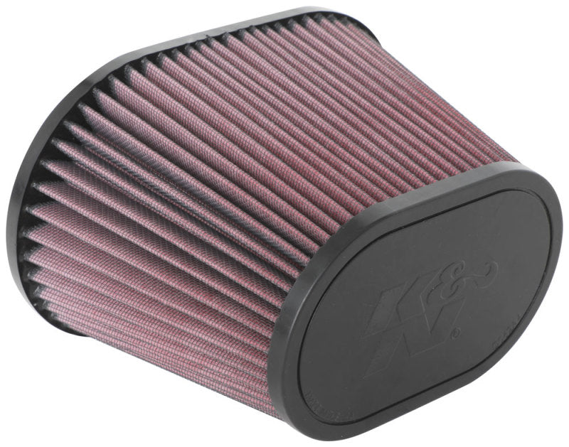 K&amp;N Universal Clamp-On Air Filter 3.5in Flg ID x 8.5x5.25in B OD x 6.25x4in T OD x 5.5in H