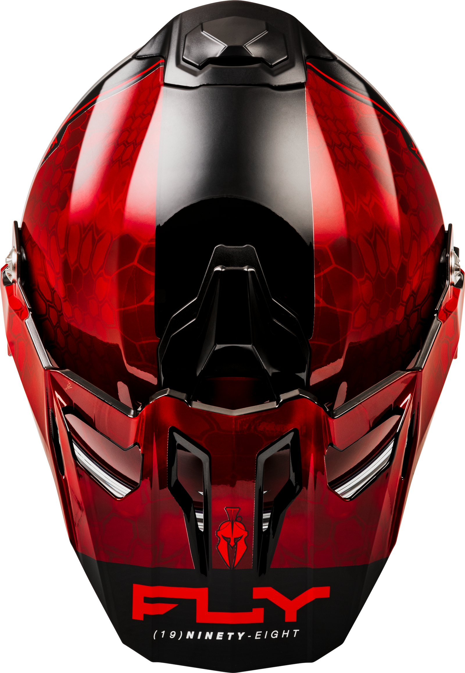 Trekker Cw Conceal Helmet Elec Shld Red/Black 2x