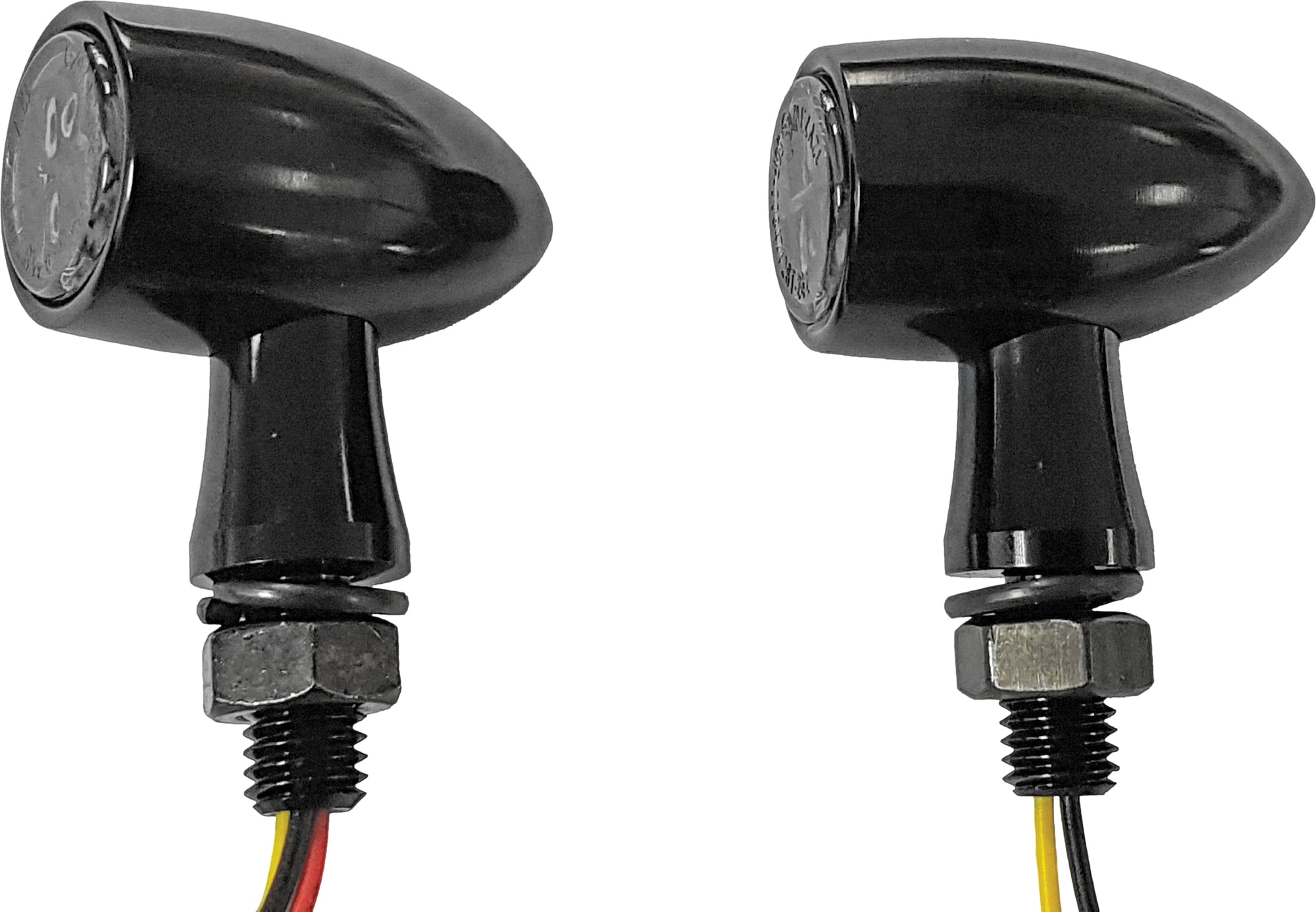 Led Tail Light/Turn Signal Blk Red/Amber Clear Lens