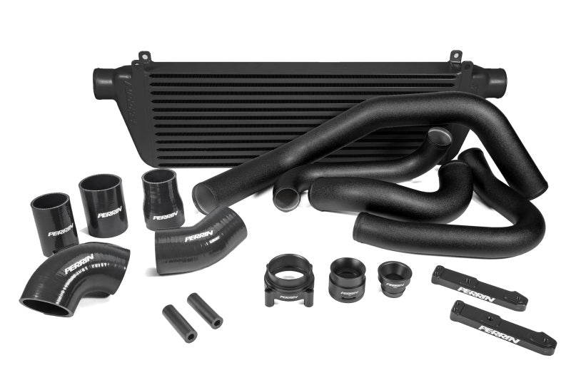 Perrin 22-23 Subaru WRX Front Mount Intercooler Kit (Black Tubes &amp; Black Core)