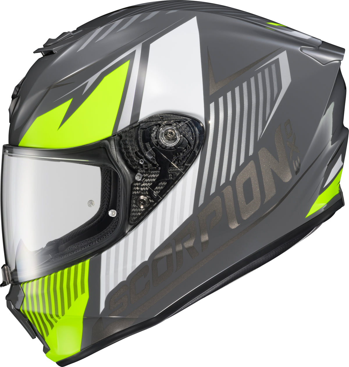 Exo R330 Full Face Helmet Hawker Hi Viz Xl