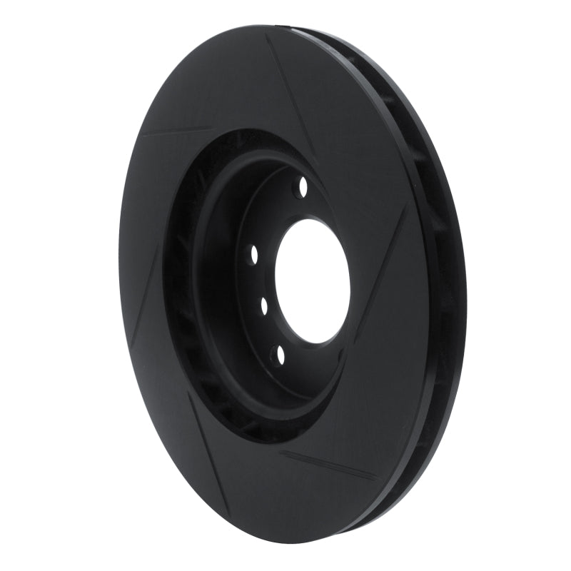 R1 95-02 BMW M3 Right Front Slotted Black Brake Rotor