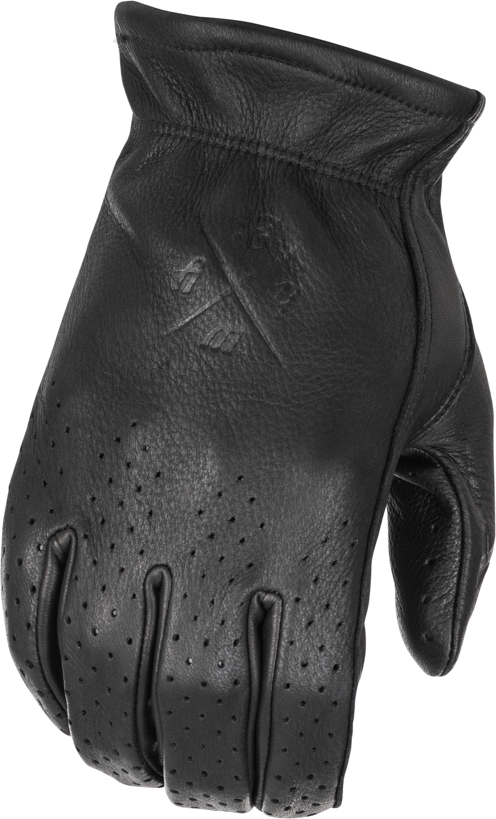 Louie Perforated Gloves Black Md