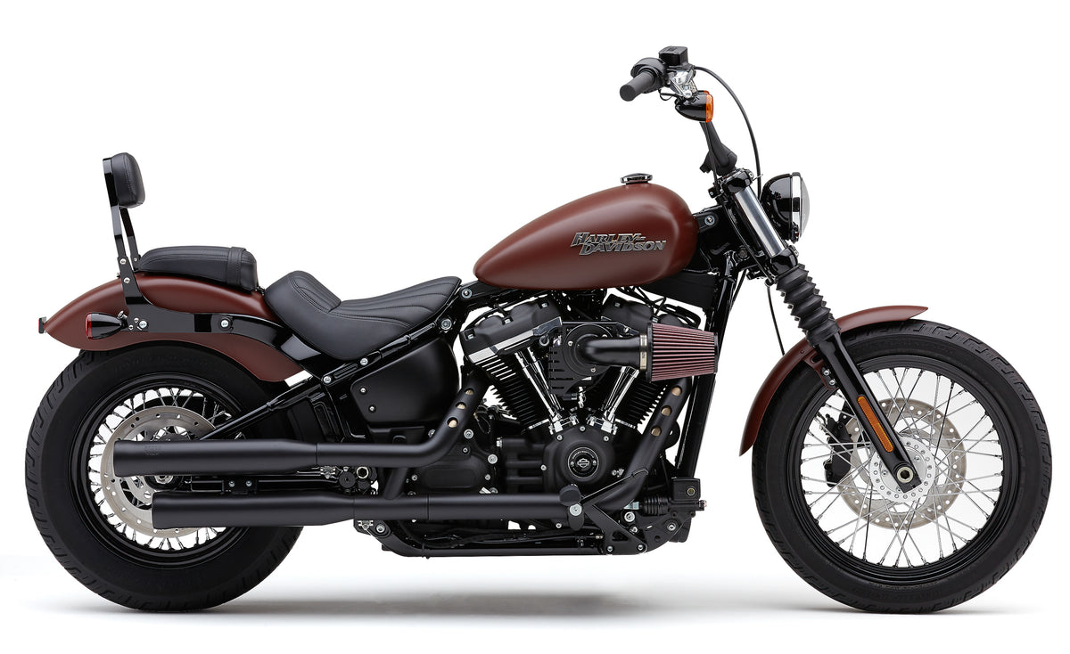 3&quot; Nh Series Slip Ons Black Softail 18 22