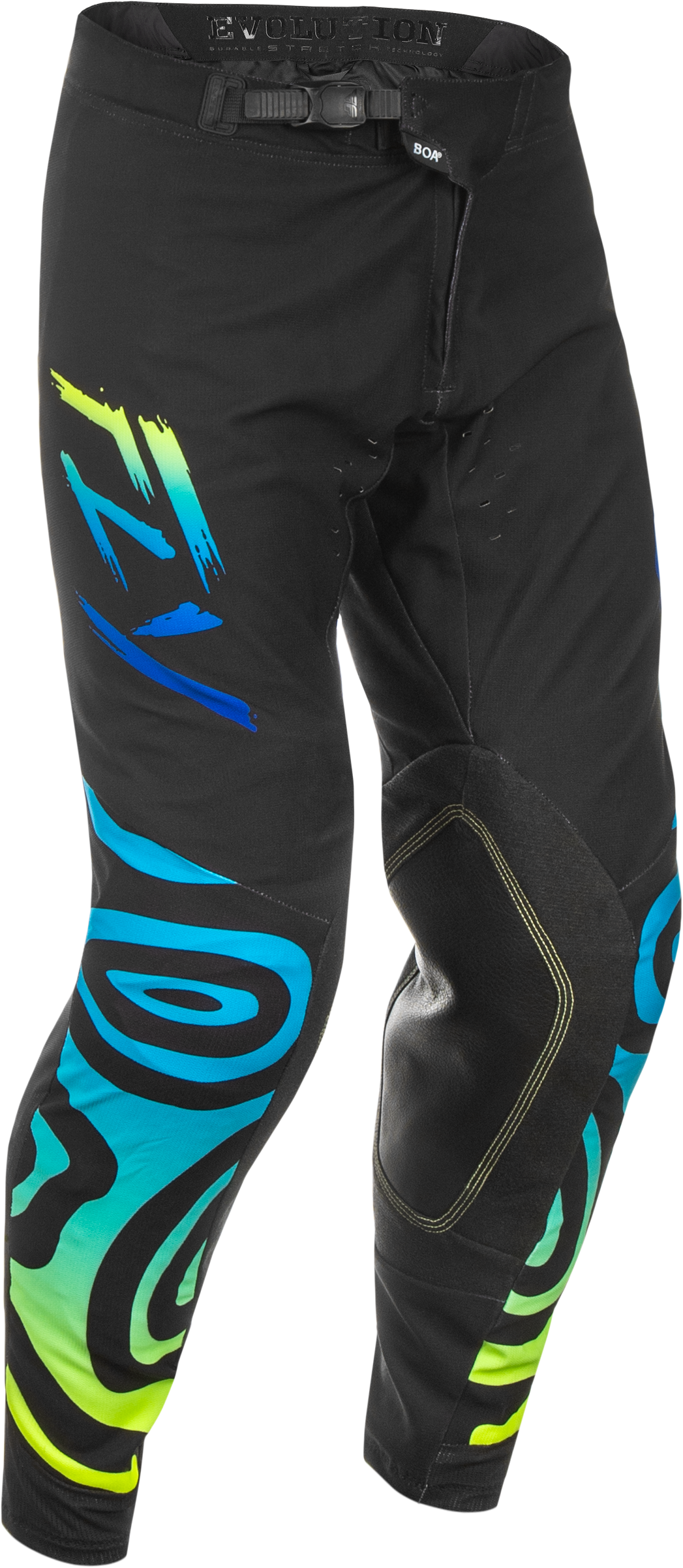 Evolution  Dst Zen Pants Black/Blue/Hi Vis Sz 32