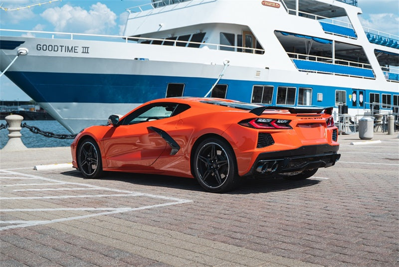 Corsa 2020-25 Corvette C8 3in Xtreme Cat-Back Exhaust 4.5in Black Quad Tips - Deletes stock AFMValve