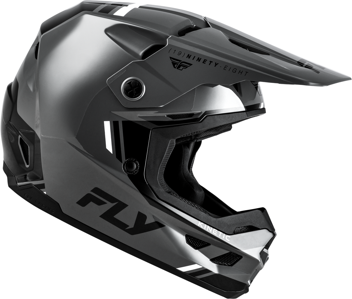 Kinetic Verdict Helmet Grey/Black/White Lg