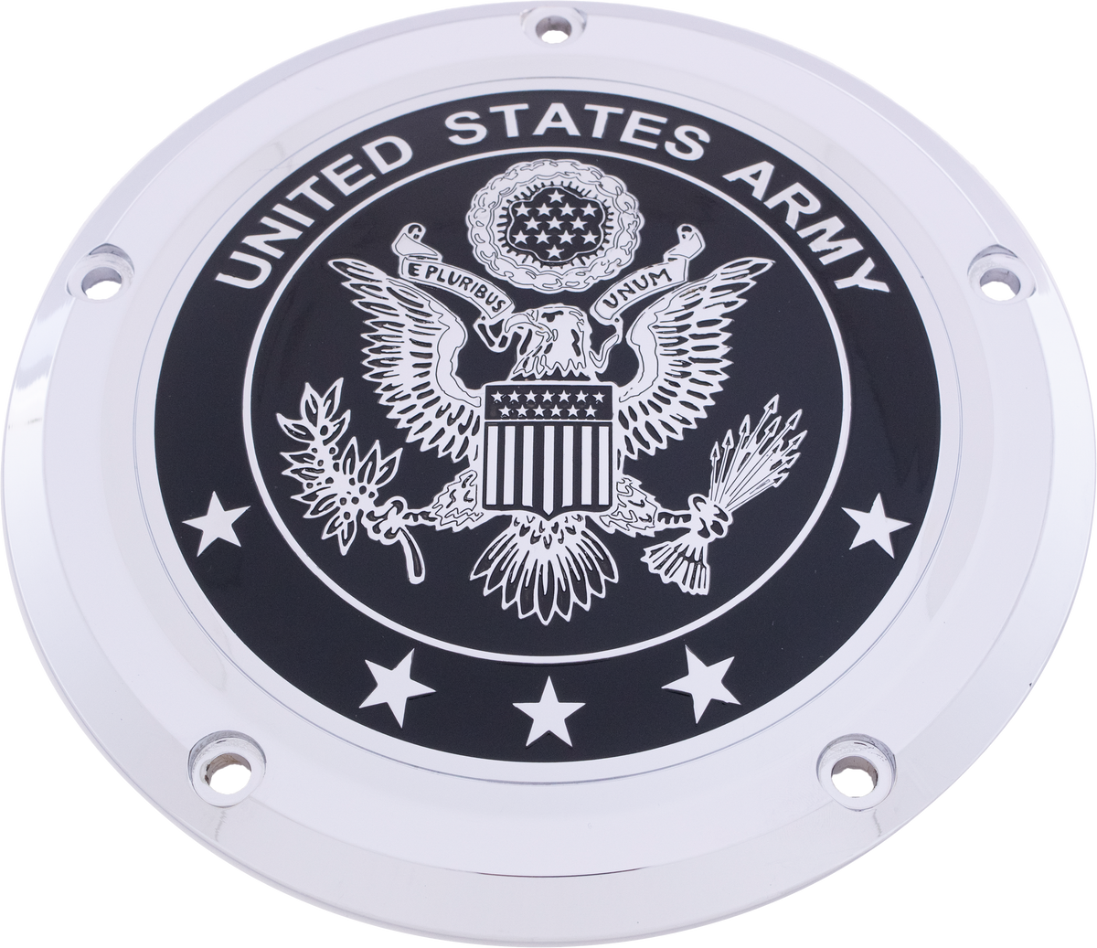 6   M8 Softail Derby Cover Army Chrome