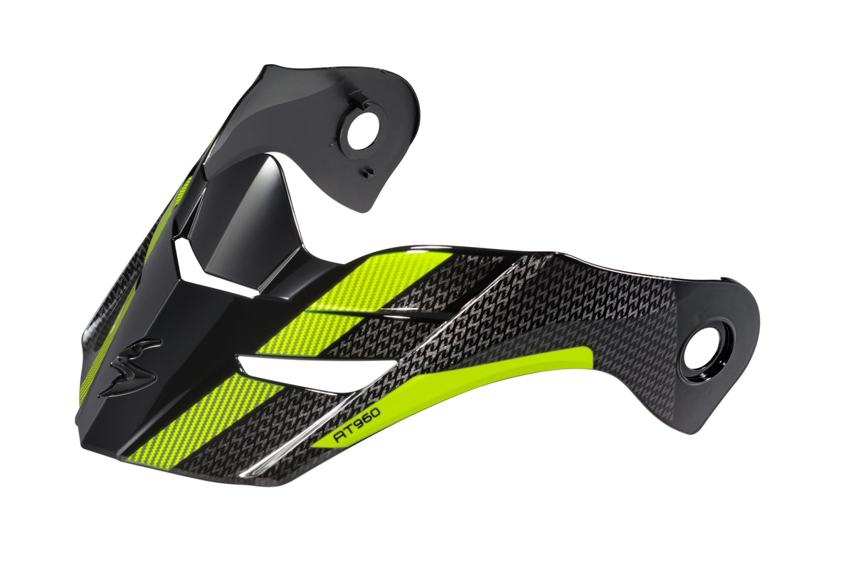 Exo At960 Peak Visor Hicks Black/Hi Vis