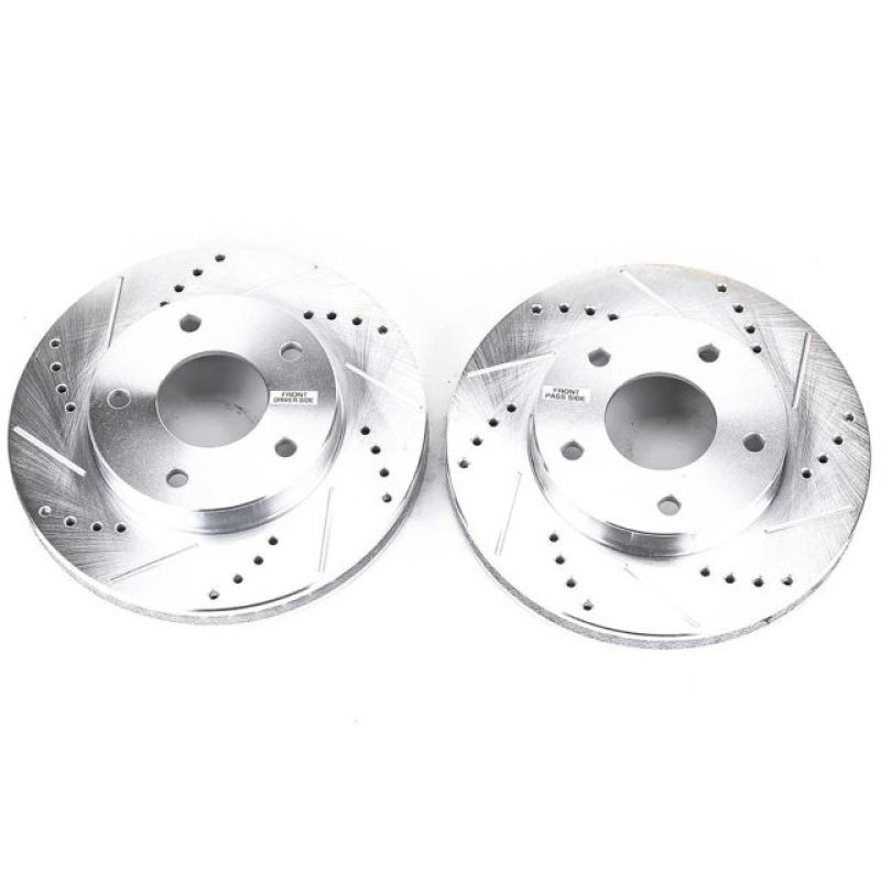 Power Stop 97-05 Chevrolet Blazer Front Evolution Drilled &amp; Slotted Rotors - Pair