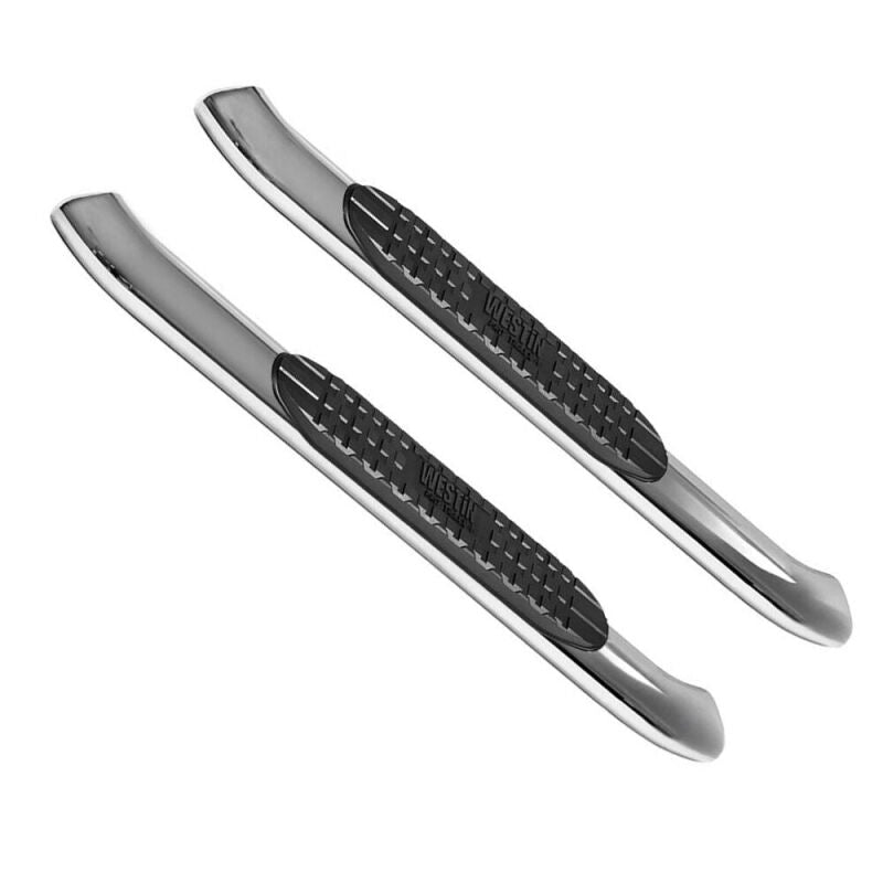 Westin 19-20 Chevy Silverado 1500 Regular Cab PRO TRAXX 4 Oval Nerf Step Bars - Stainless Steel