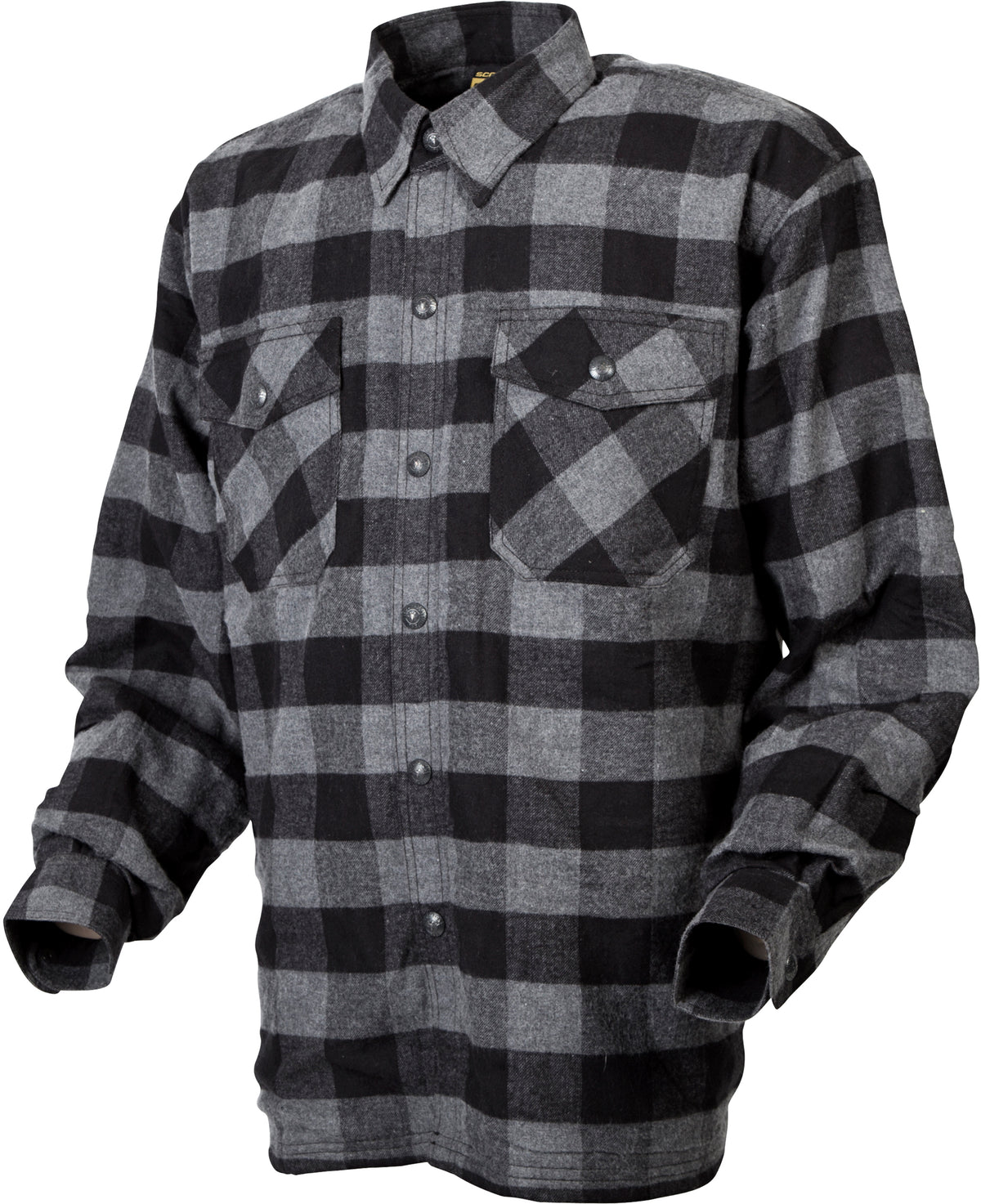 Covert Moto Flannel Black/Grey 4x