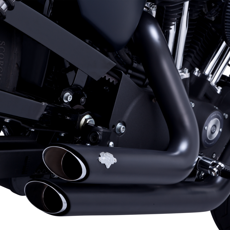 Vance &amp; Hines HD Sportster 04-13 Shortshots Staggered Full System Exhaust