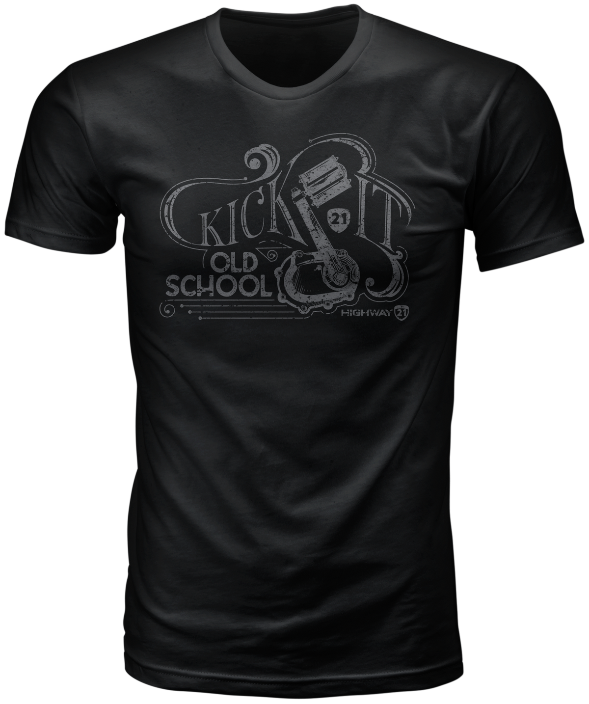 Old School Tee Black 2x