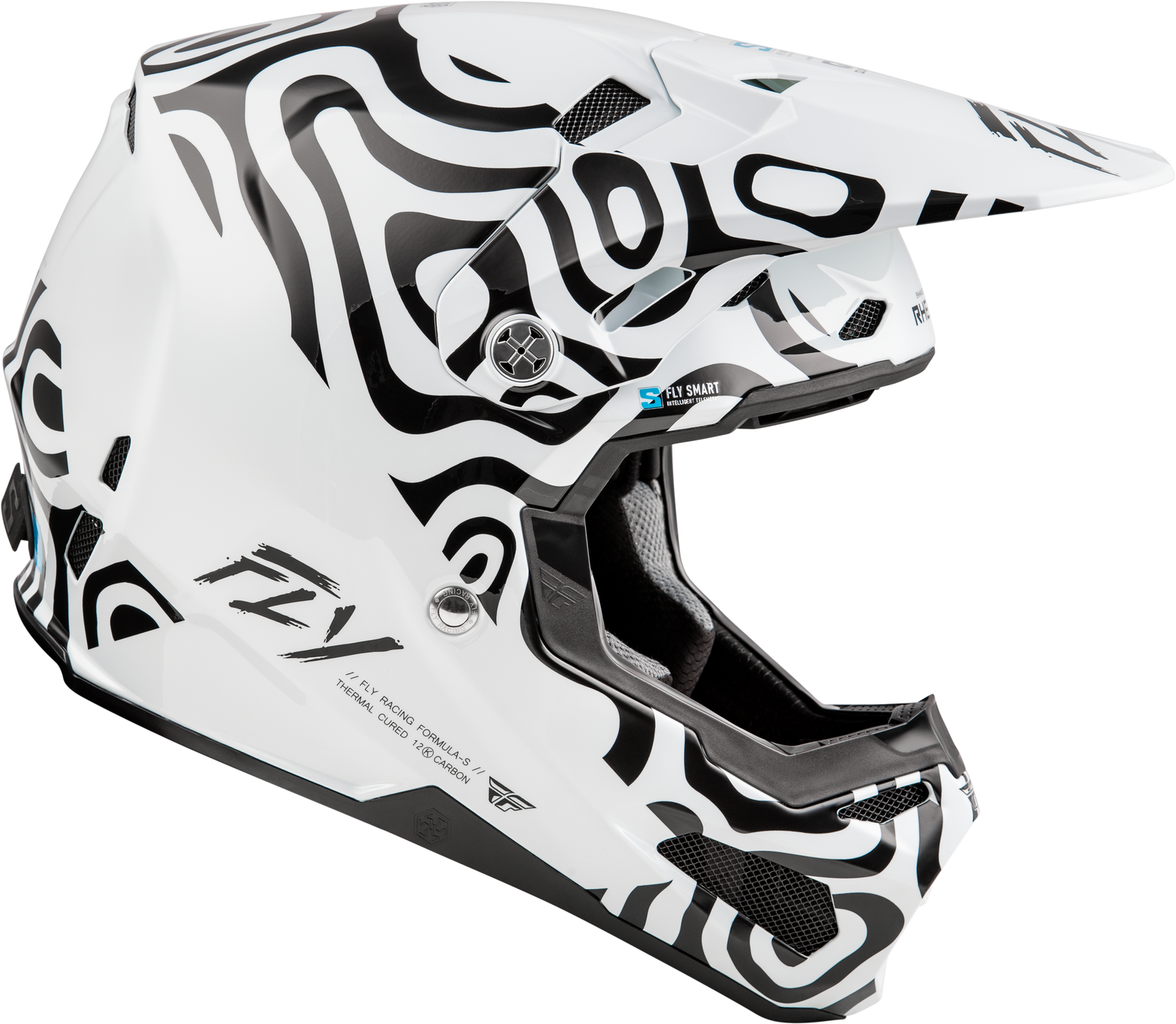 Formula S Carbon Abyss Helmet White/Black 2x