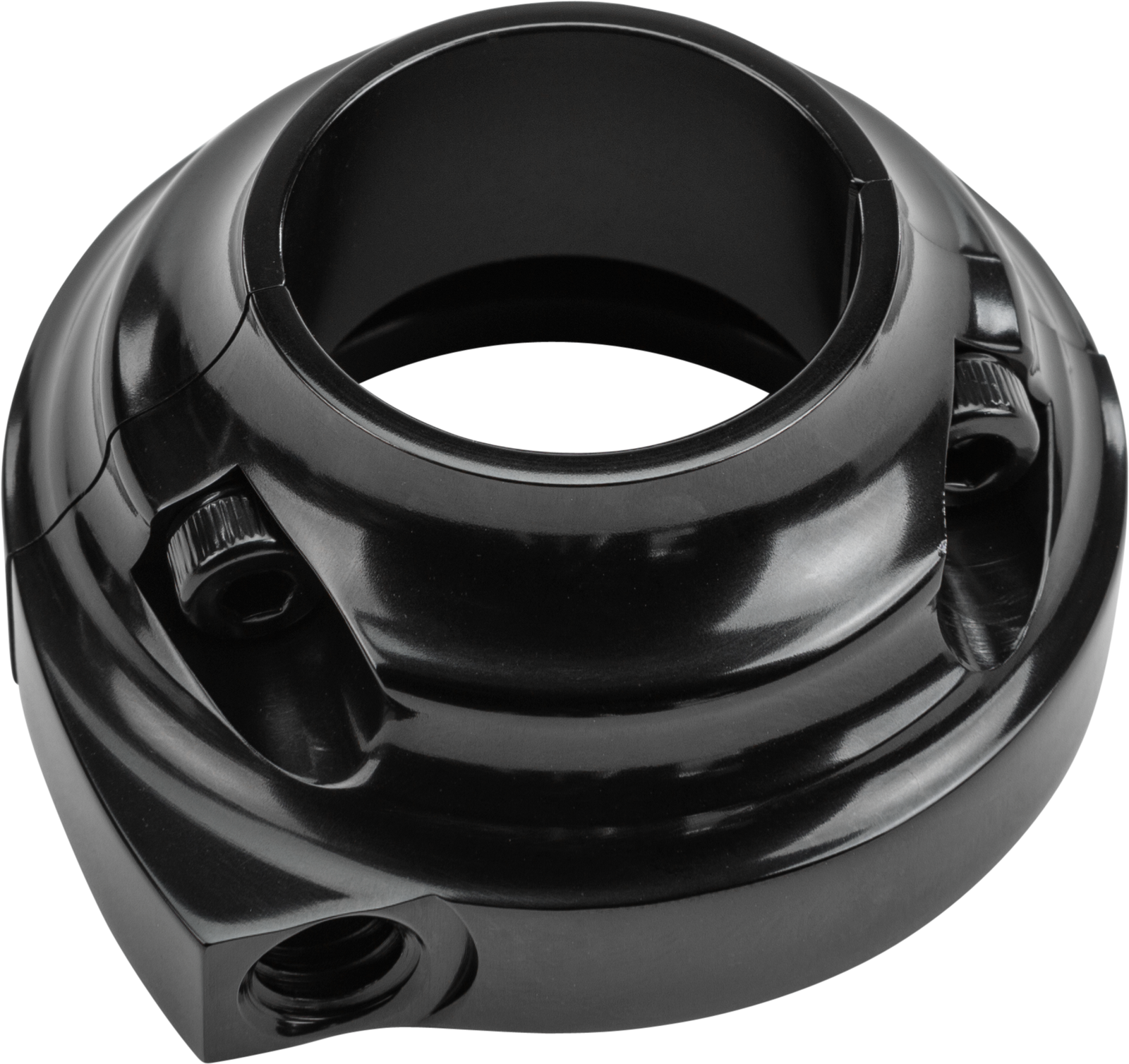 Throttle Clamp Single Cable Screw In Style Black