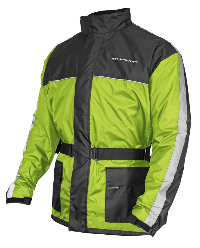 SOLO STORM JACKET HI-VIS YELLOW/BLACK SM