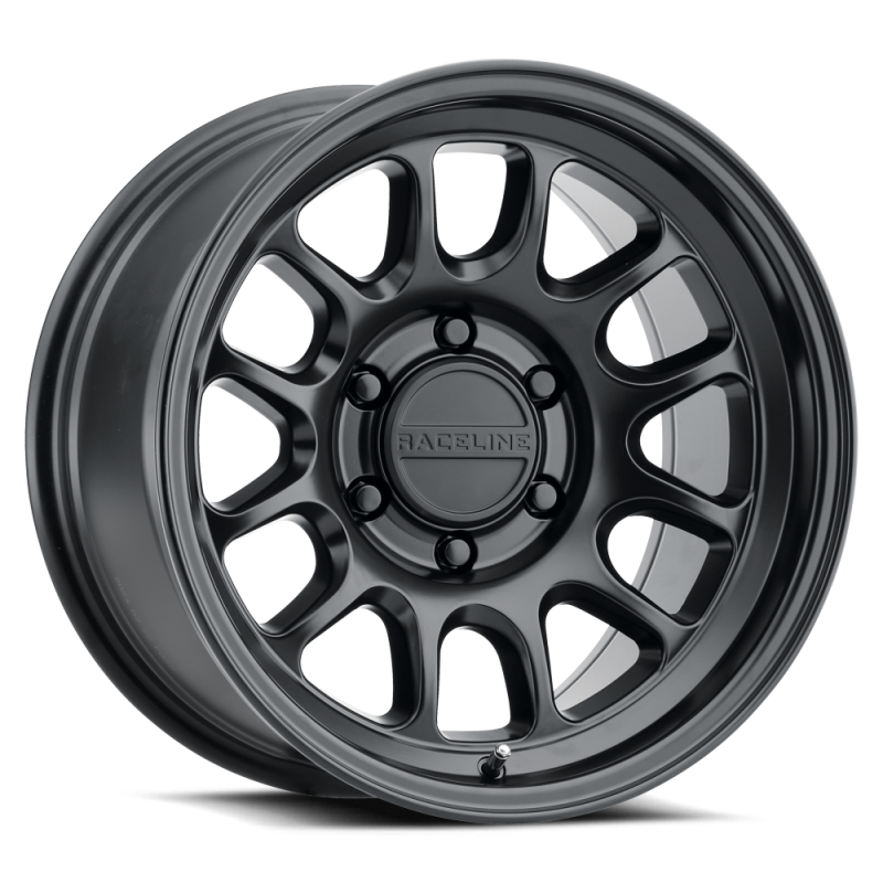 Raceline 958B Rogue 17x8.5in / 8X170 BP / 0mm Offset / 130.81mm Bore - Satin Black