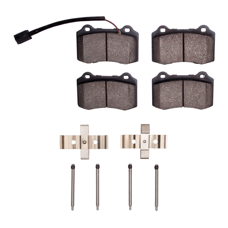 R1 2014-2022 Maserati Ghibli Rear R1 Semi Met Pads &amp; Hardware Kit