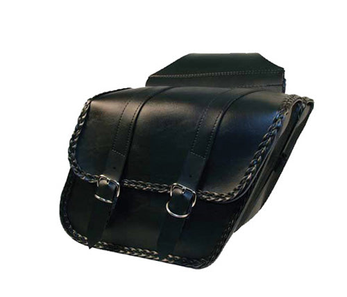 BRAIDED RANGER SERIES LARGE SLANT SADDLEBAG SET
