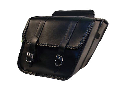 BRAIDED SERIES STANDARD SLANT SADDLEBAG SET