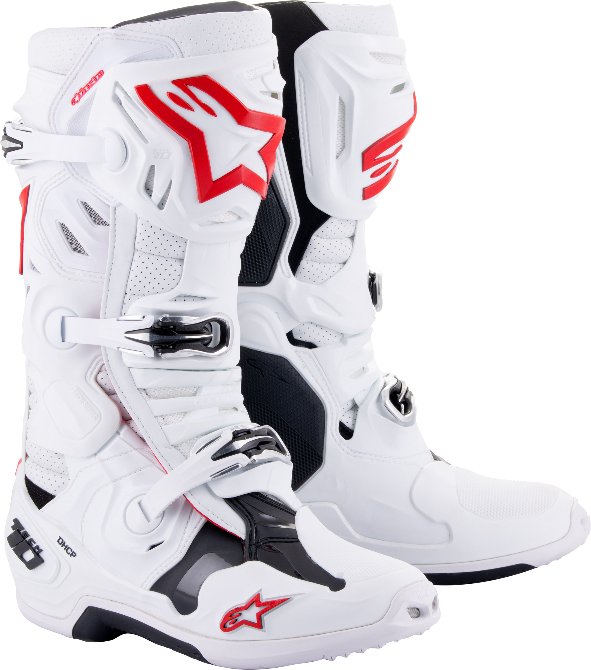 Tech 10 Supervented Boots White/Bright Red Sz 13