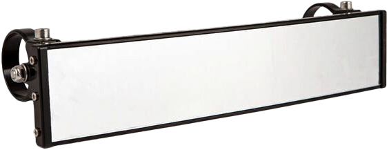 12&quot; Panoramic Rearview Mirror W/0.5&quot; Arms Black