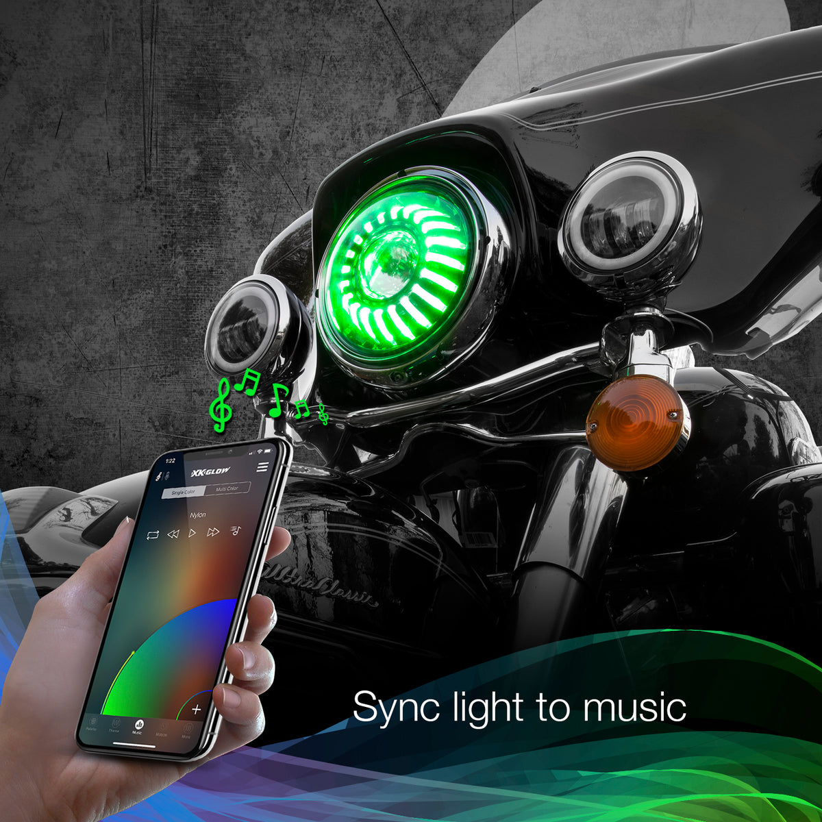 7" Xkchrome Rgb Headlight