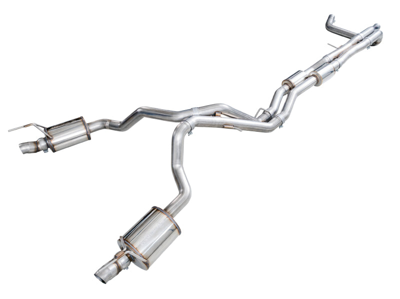 AWE Tuning 2021+ Cadillac Escalade 6.2L 0FG Dual Exit Exhaust System (Reuses OE Tips)