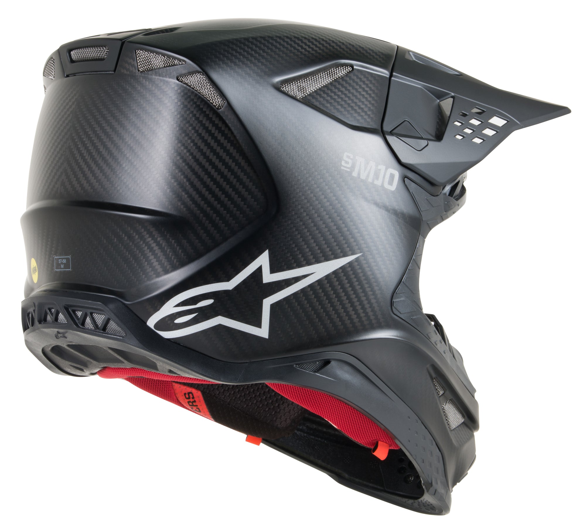 S.Tech S M10 Solid Helmet Carbon Black 2x
