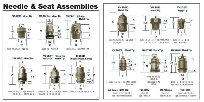 MIKUNI NEEDLE VALVE ASSEMBLY 1.2