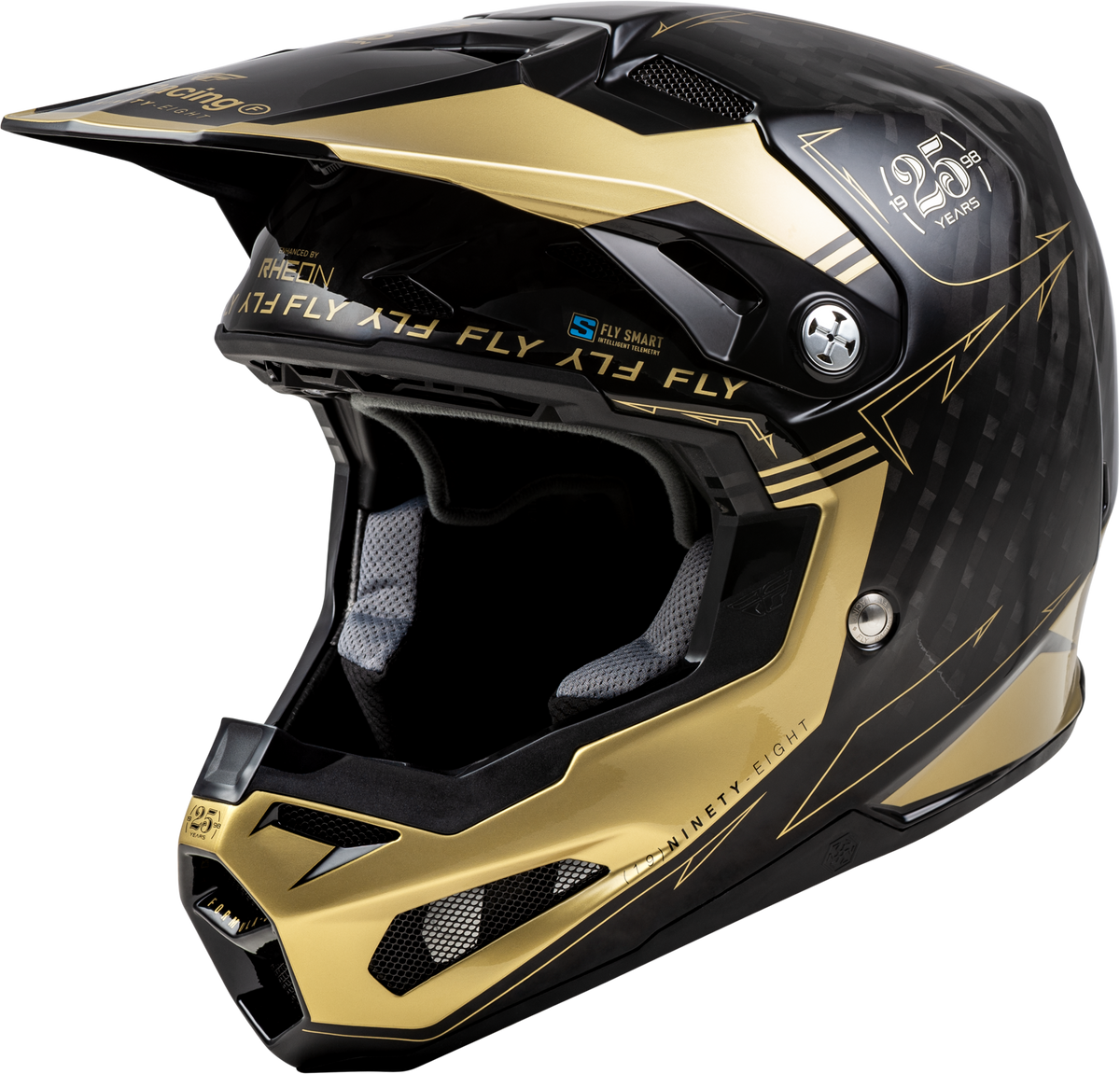 Formula S Carbon Legacy Helmet Black/Gold Xs