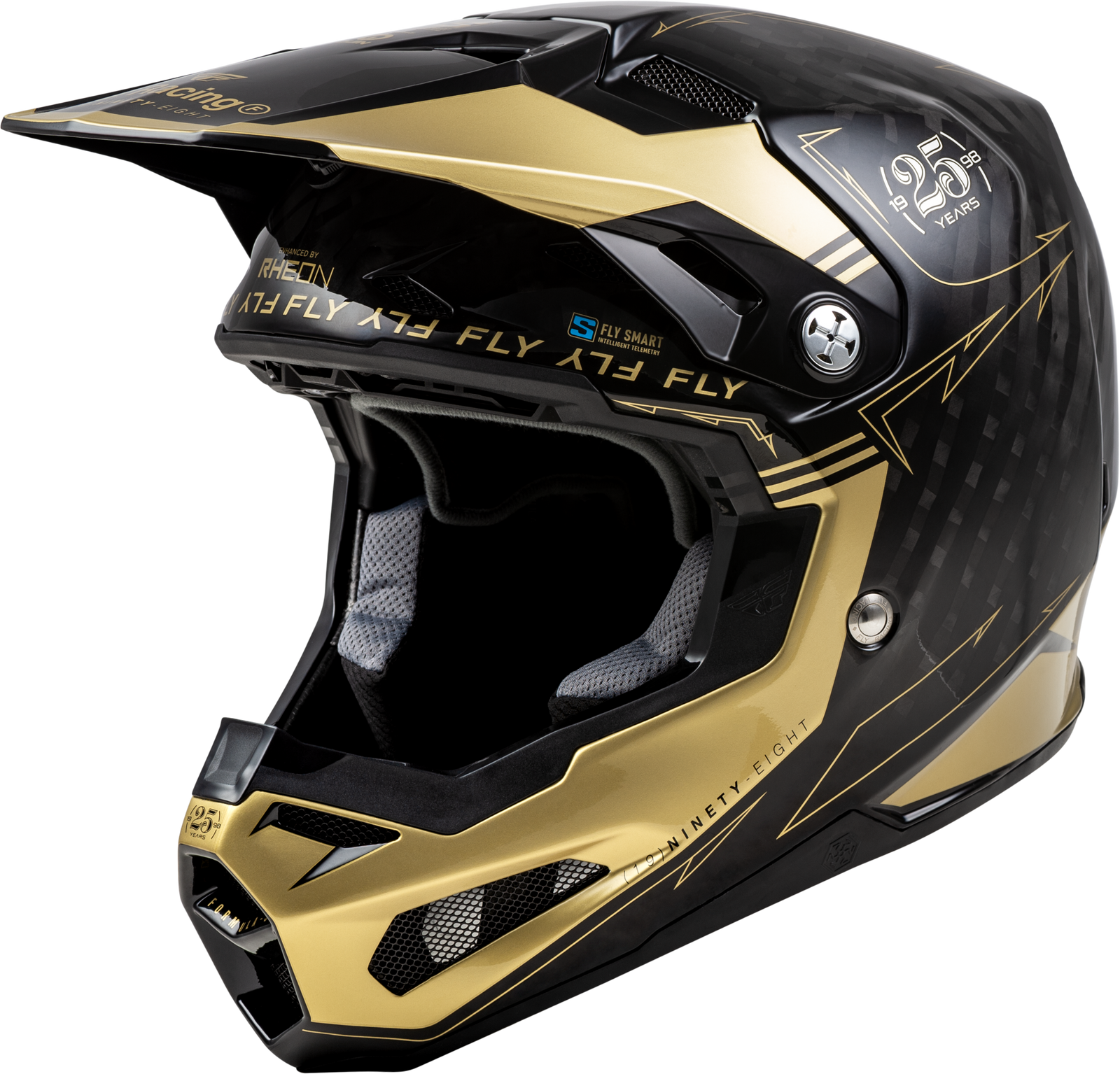 Formula S Carbon Legacy Helmet Black/Gold Xs