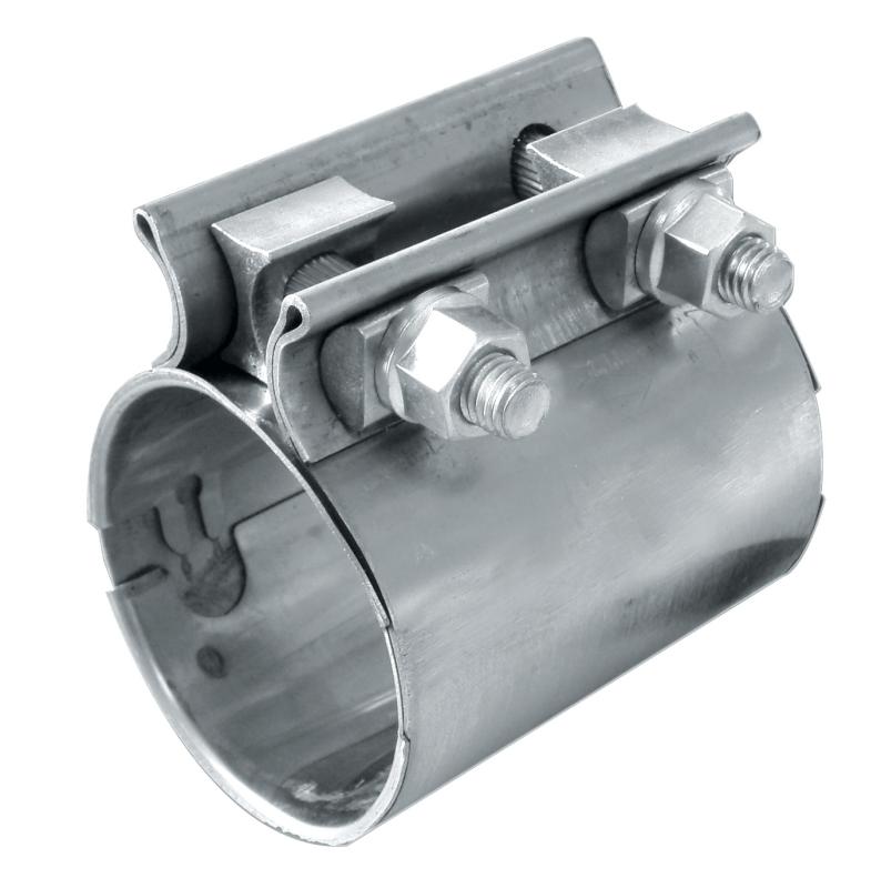 Vibrant Easy Seal SS Exhaust Sleeve Butt Joint Clamp for 2.25in O.D. Tubing