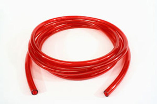 HELIX TRANSPARENT TUBING 1/8" X 5FT RED