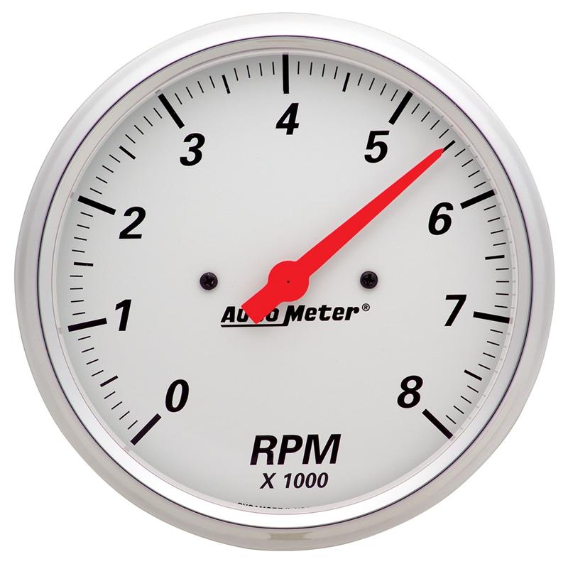 Autometer Arctic White 52mm 0E-90F Short Sweep Electronic Fuel Level Gauge