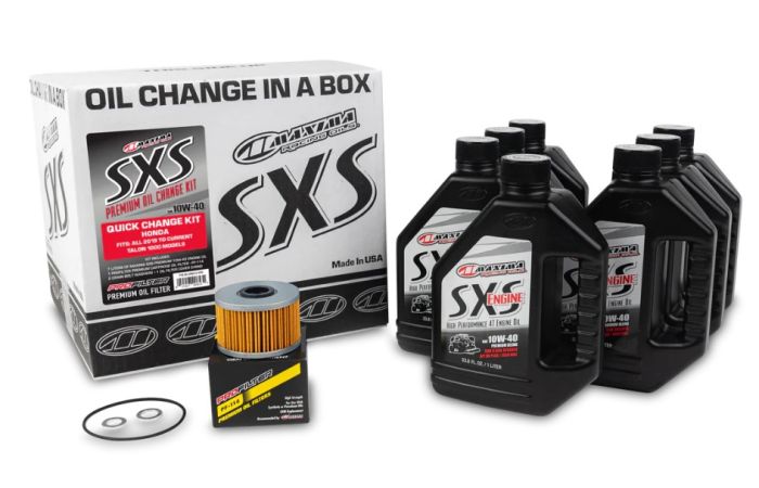 MAXIMA 10W-40 PREMIUM BLEND SXS OIL CHANGE KIT HONDA TALON