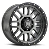 ICON Alpha 20x9 8x170 0mm Offset 5in BS 125.2mm Bore Gun Metal Wheel