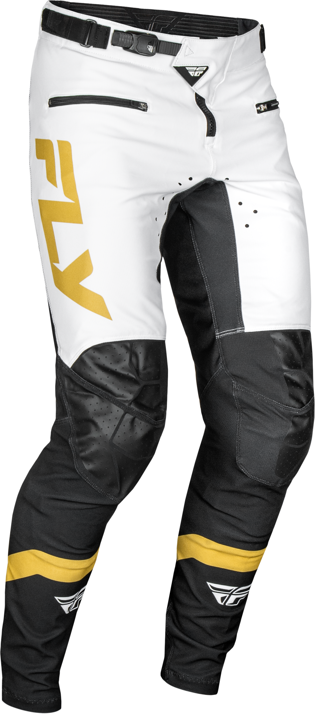 Rayce Bicycle Pant Ca/Ny White/Black/Gold Sz 20