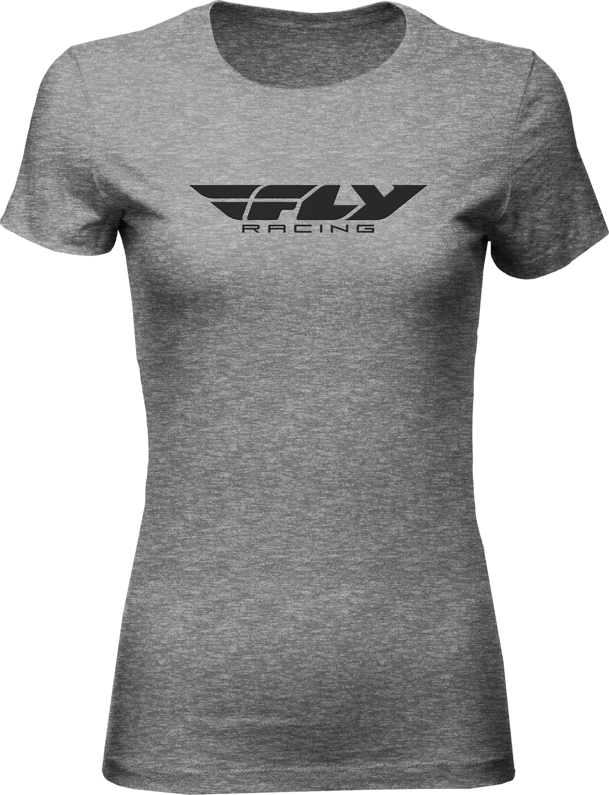 Women's Fly Corporate Tee Dark Grey Heather Xl