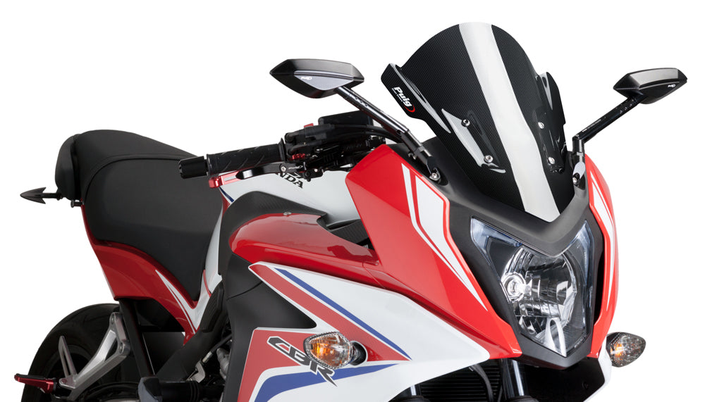 Windscreen Racing Carbon Look Hon