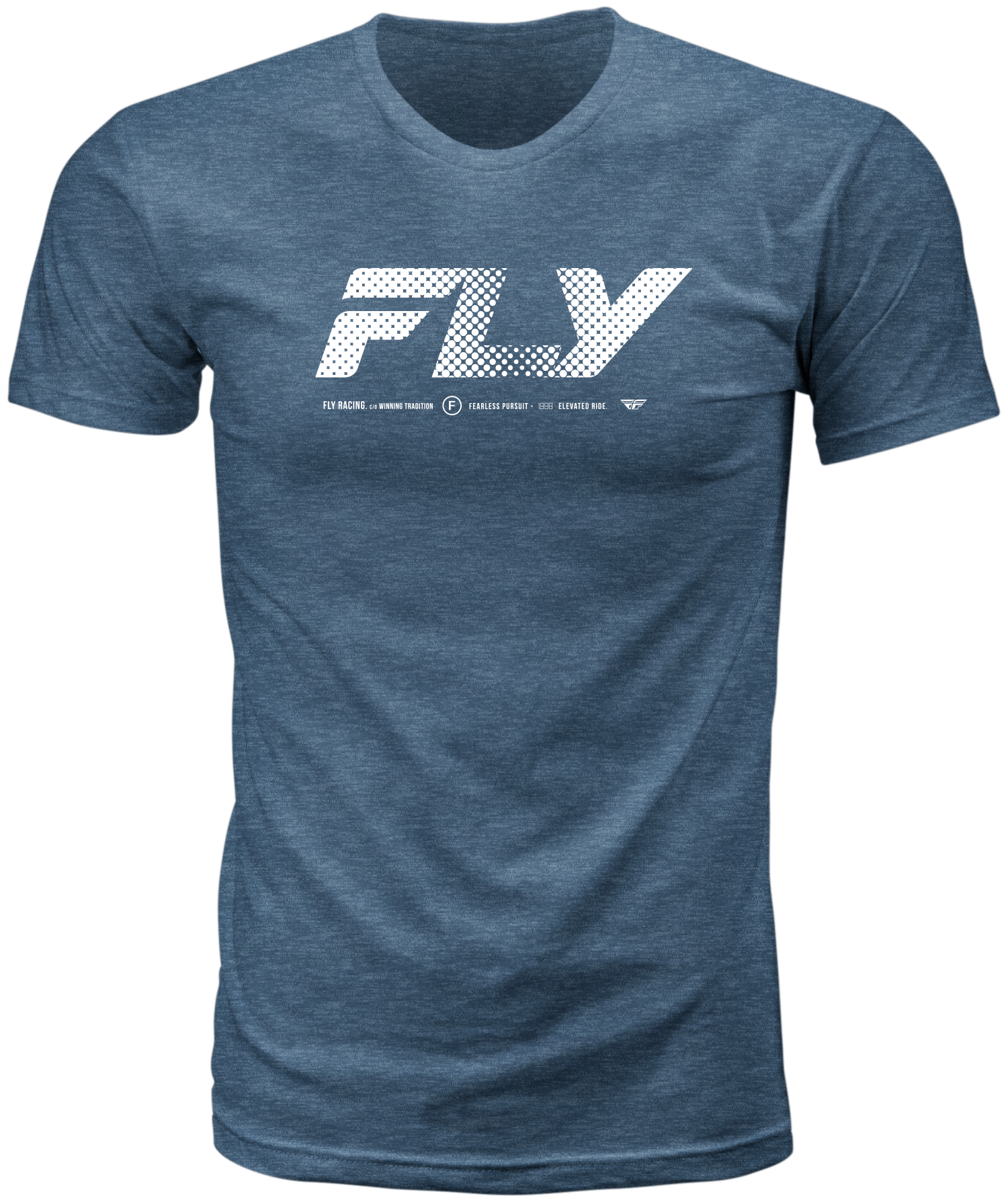 Fly Worldwide Tee Blue Sm