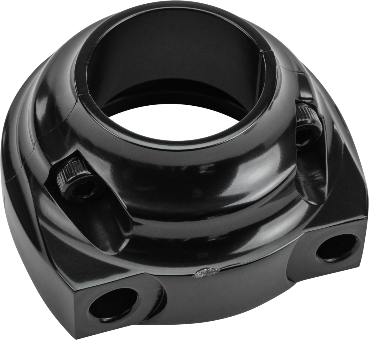 Throttle Clamp Double Cable Snap In Style Black