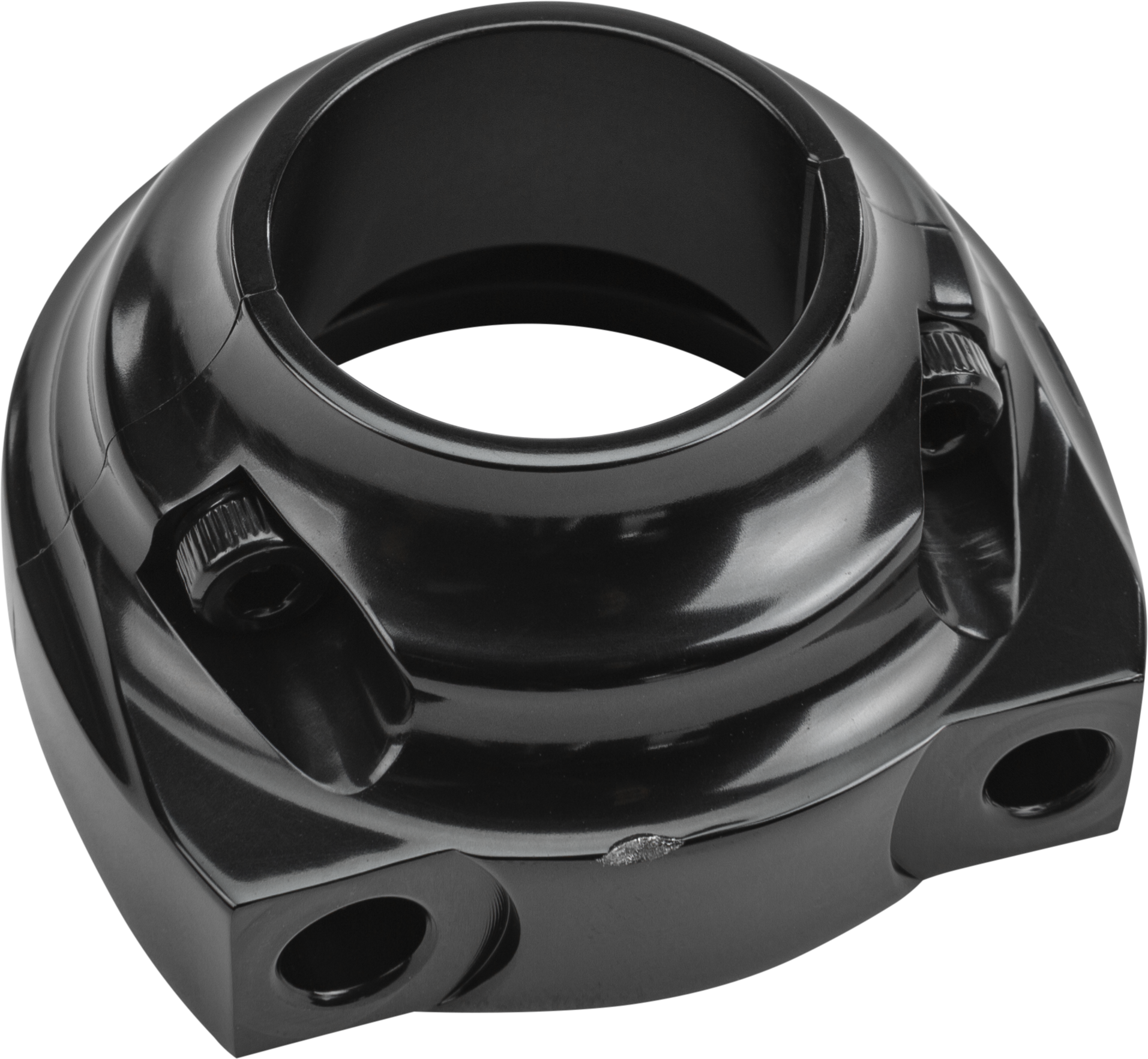 Throttle Clamp Double Cable Snap In Style Black